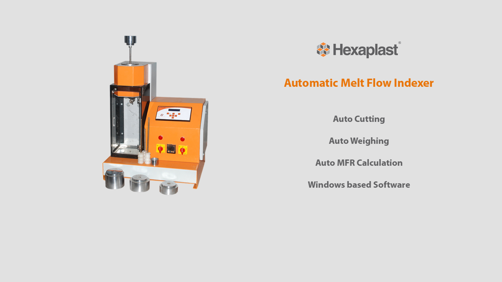 automatic melt flow indexer